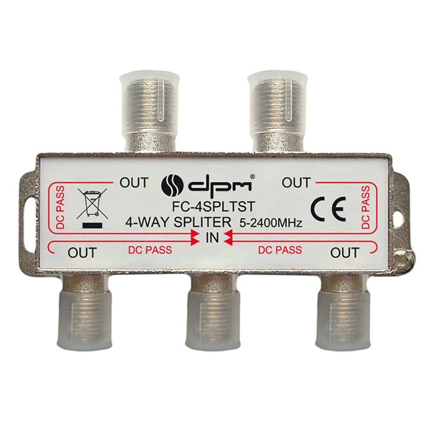DPM Splitter TV-SAT 4 wyjścia
