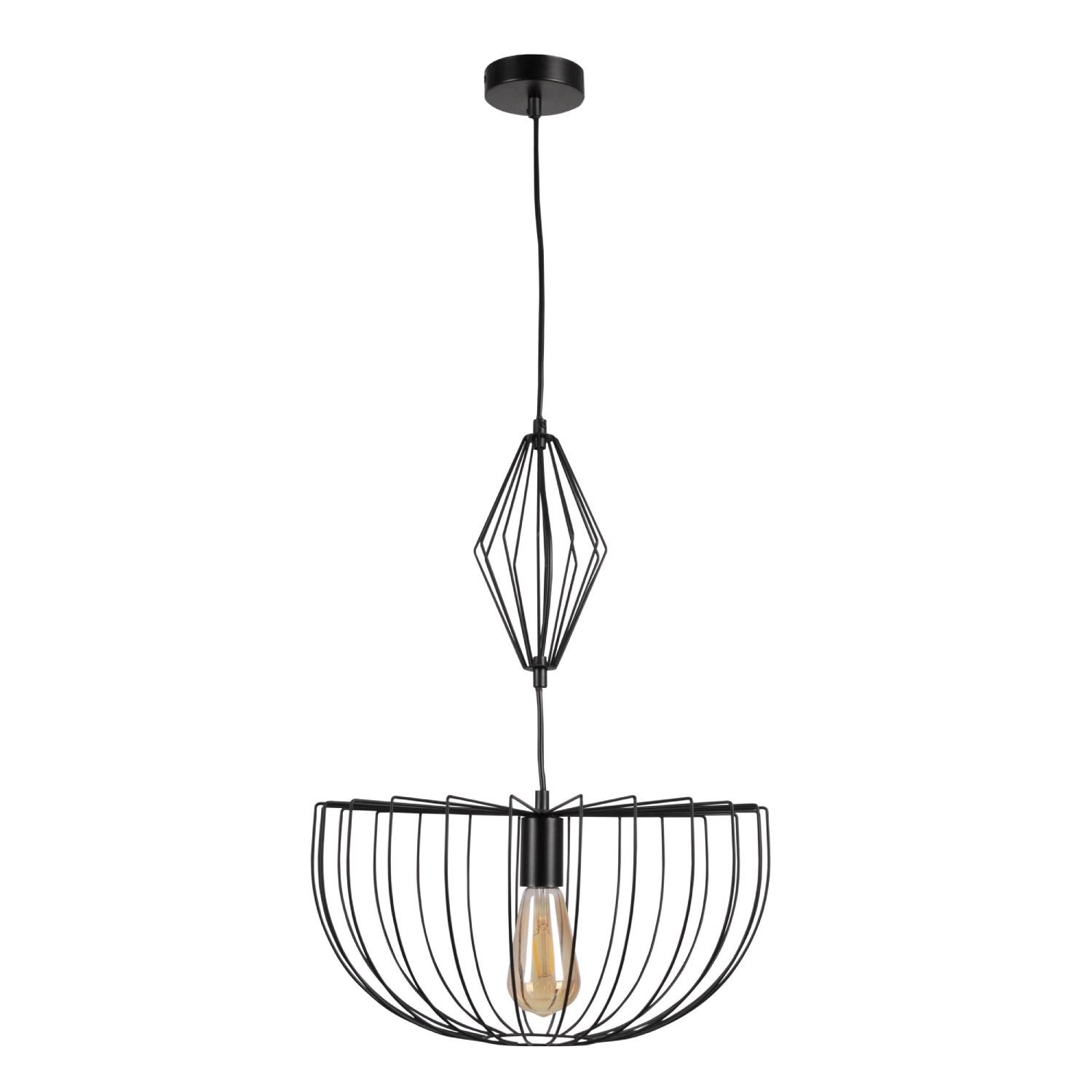 Goldlux Lampa wisząca Jaśmina 1x20W E27 czarna