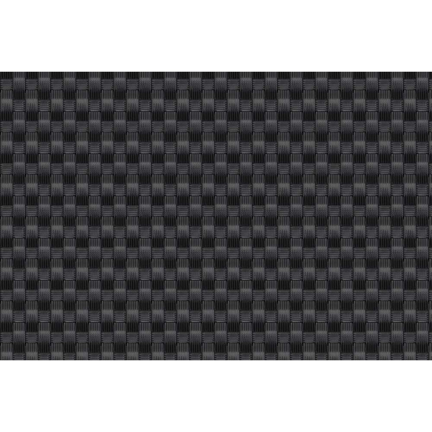 Mata rattanowa na wymiar czarna - 10 x 100 cm