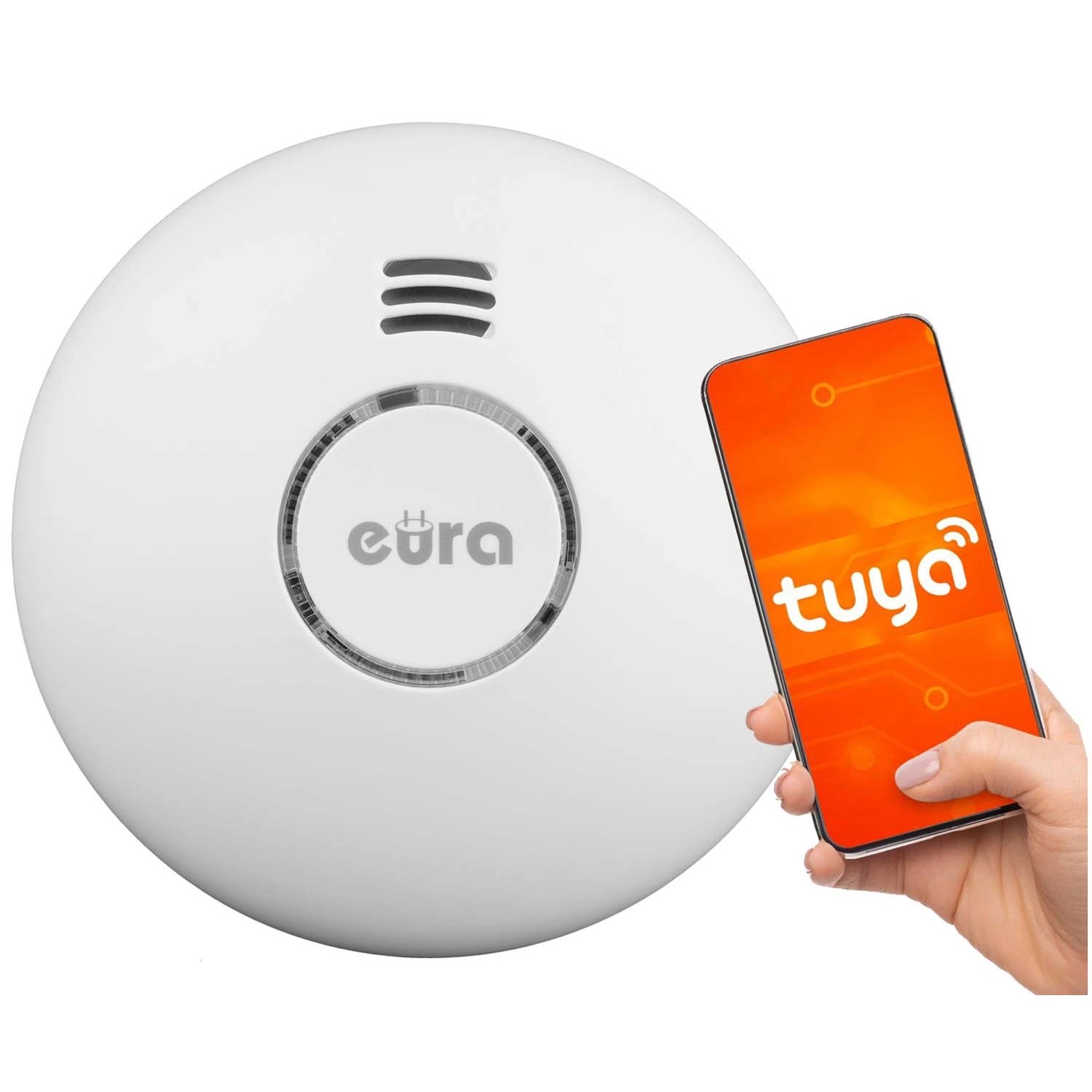 Eura Czujnik dymu SD-72A2 z funkcją WiFi Tuya