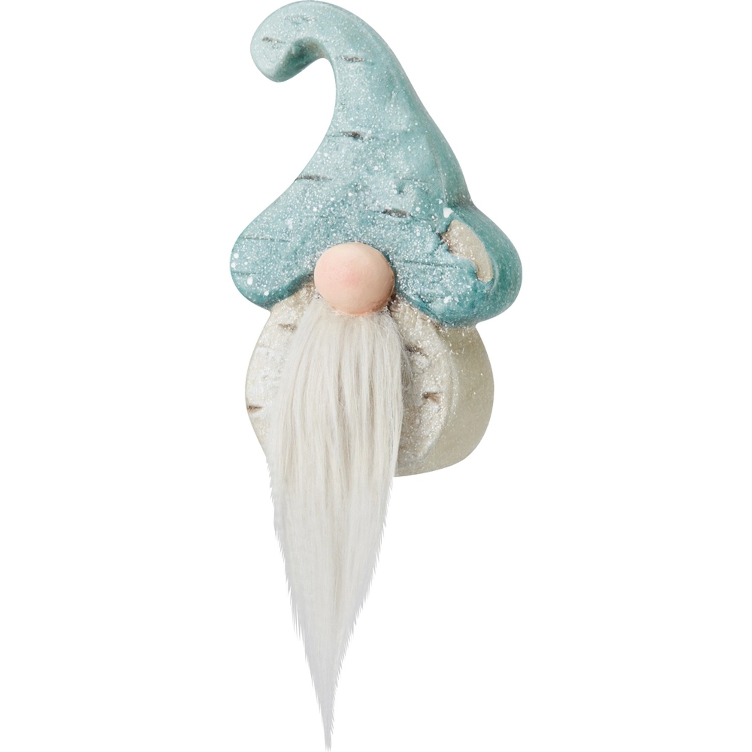 Figurka dekoracyjna SKRZAT miętowa - wys. 17 cm