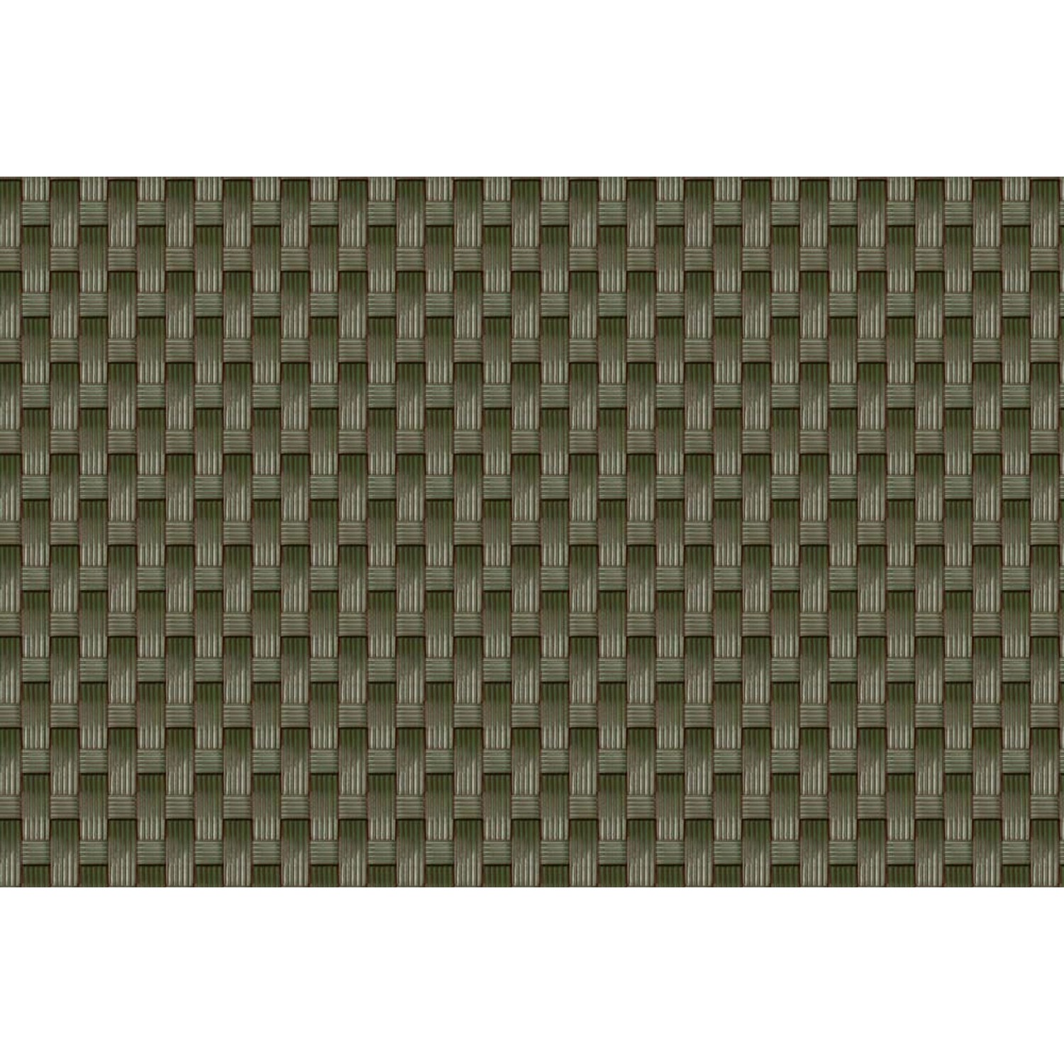 Mata rattanowa na wymiar zielona - 10 x 90 cm