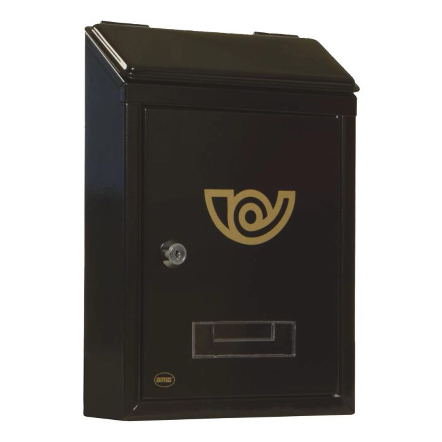 Agas Skrzynka na listy model Mini czarna 60 × 29 × 21 mm