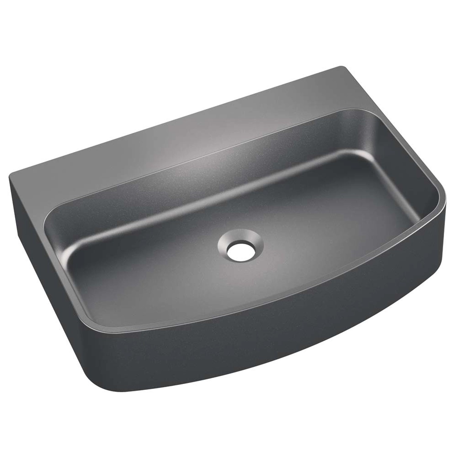 Axis Umywalka MOLAT 60 nablatowa granitowa grafitowy