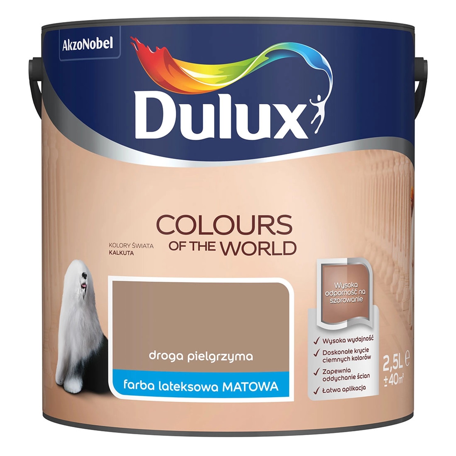 Farba Dulux Kolory Świata droga pielgrzyma 2,5 l