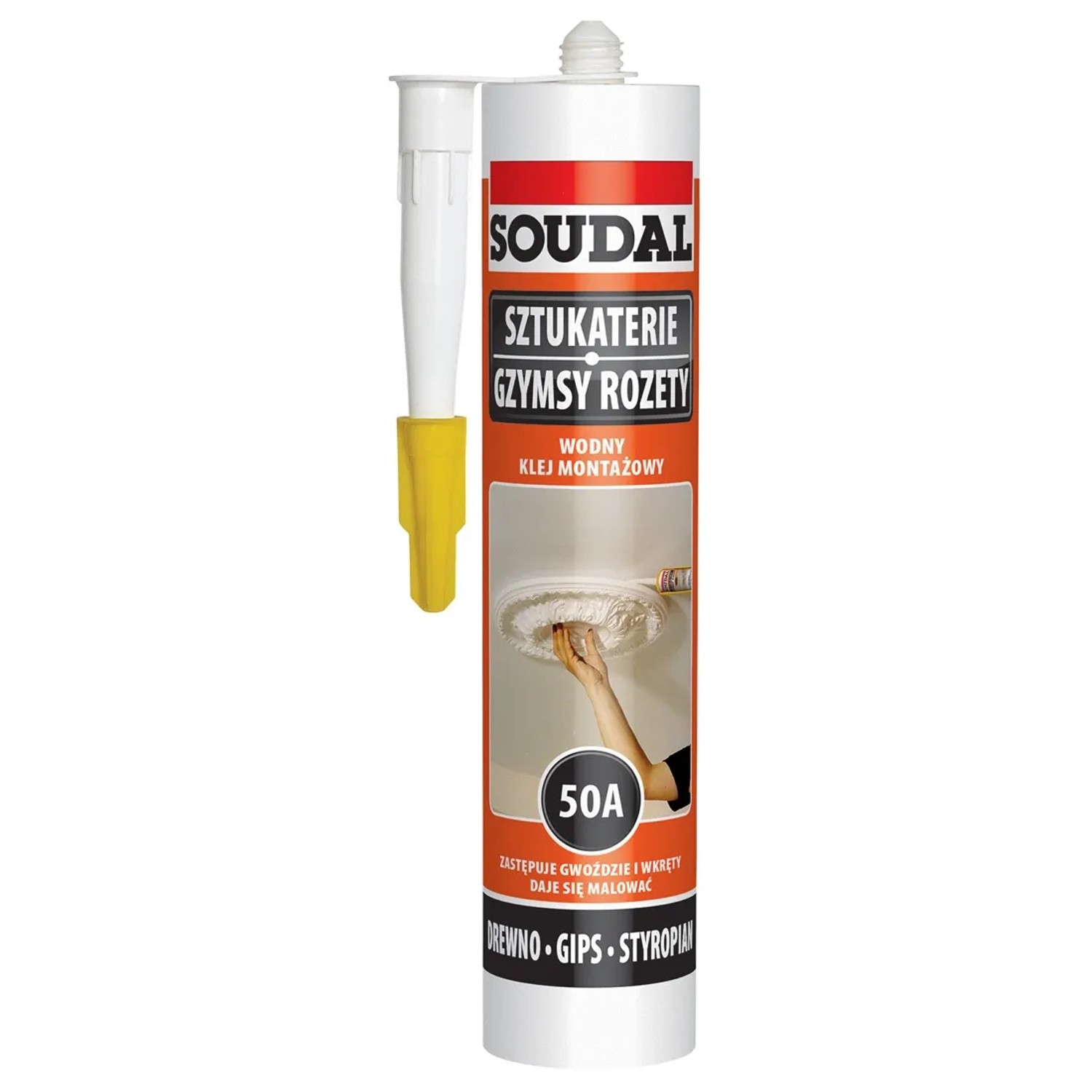 Soudal Klej montażowy 50A do sztukaterii 280 ml
