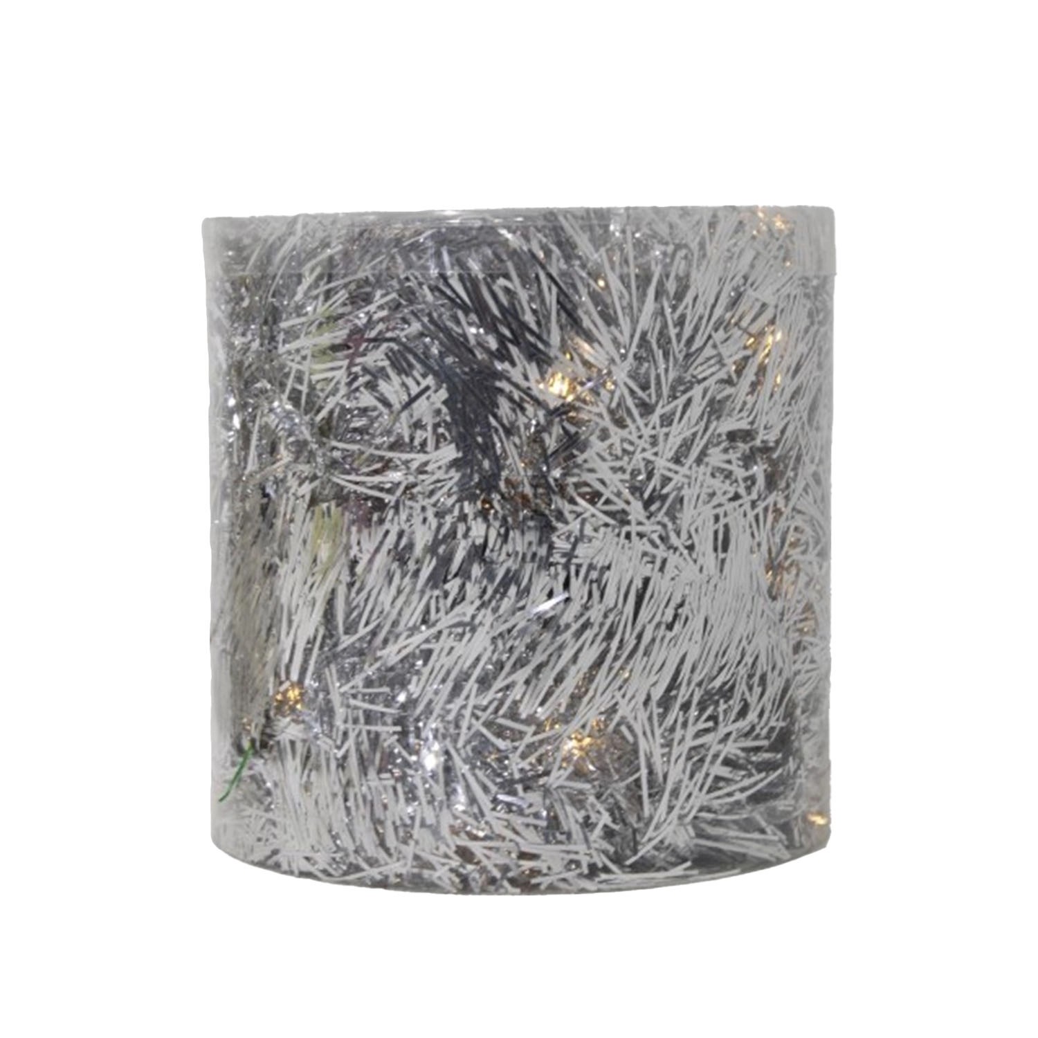 Łańcuch choinkowy LED srebrny - 100 cm