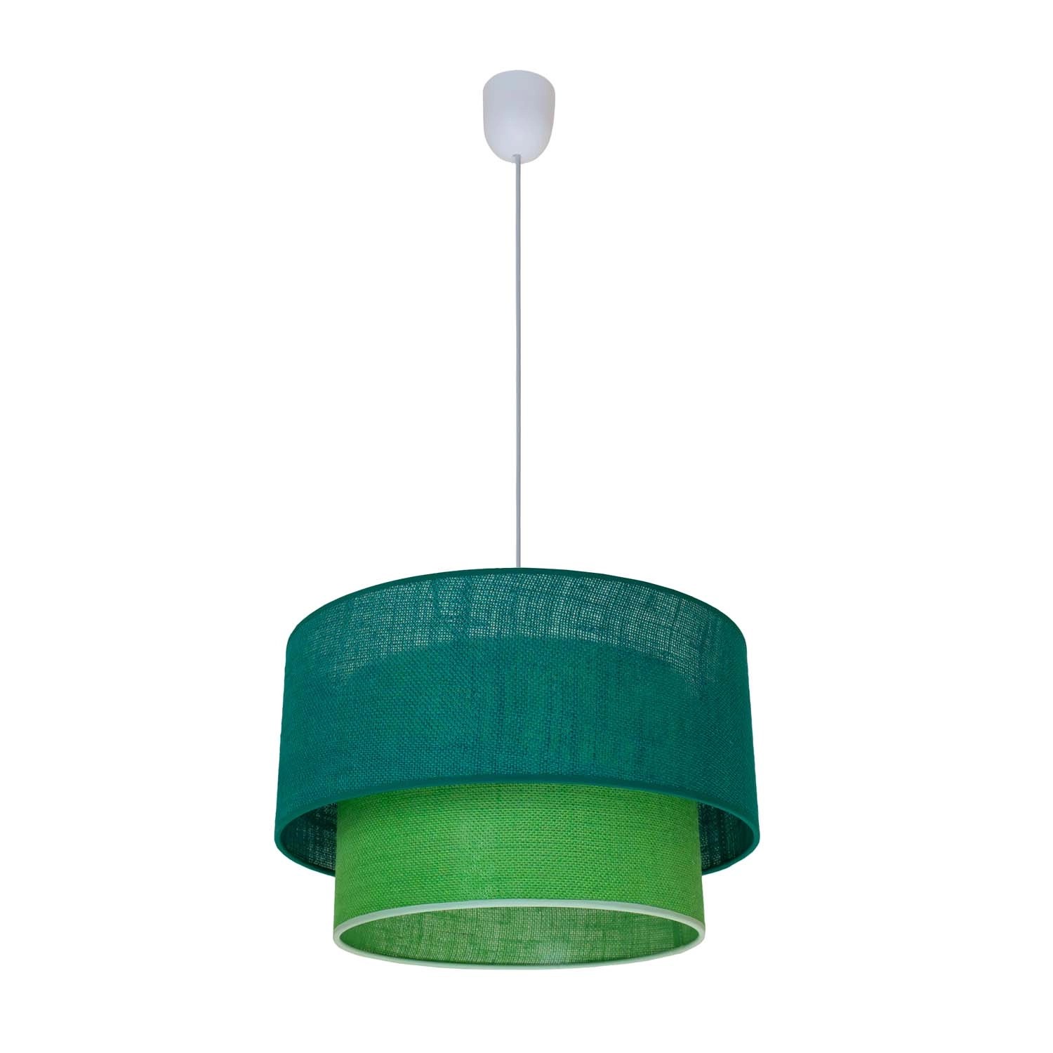 MiLAGRO Lampa wisząca BUENO 1xE27 15W zielona