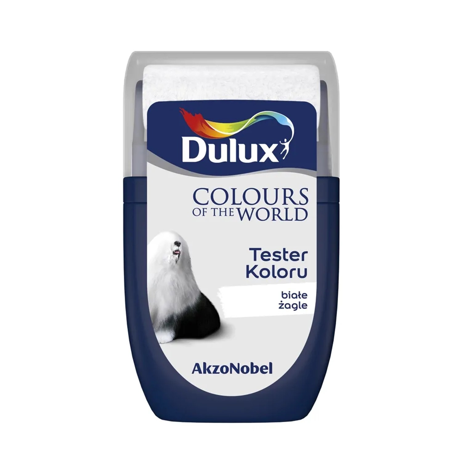 Tester farby Dulux Kolory Świata białe żagle 30 ml