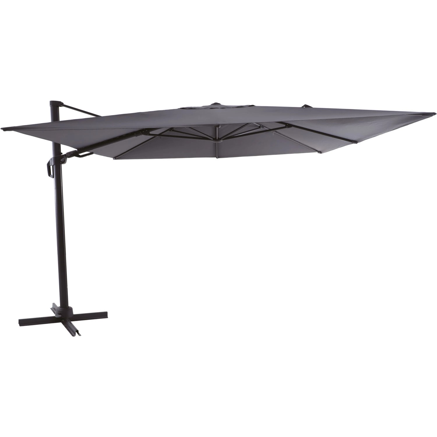 Parasol ogrodowy LAMESA antracyt - 330 x 330 cm