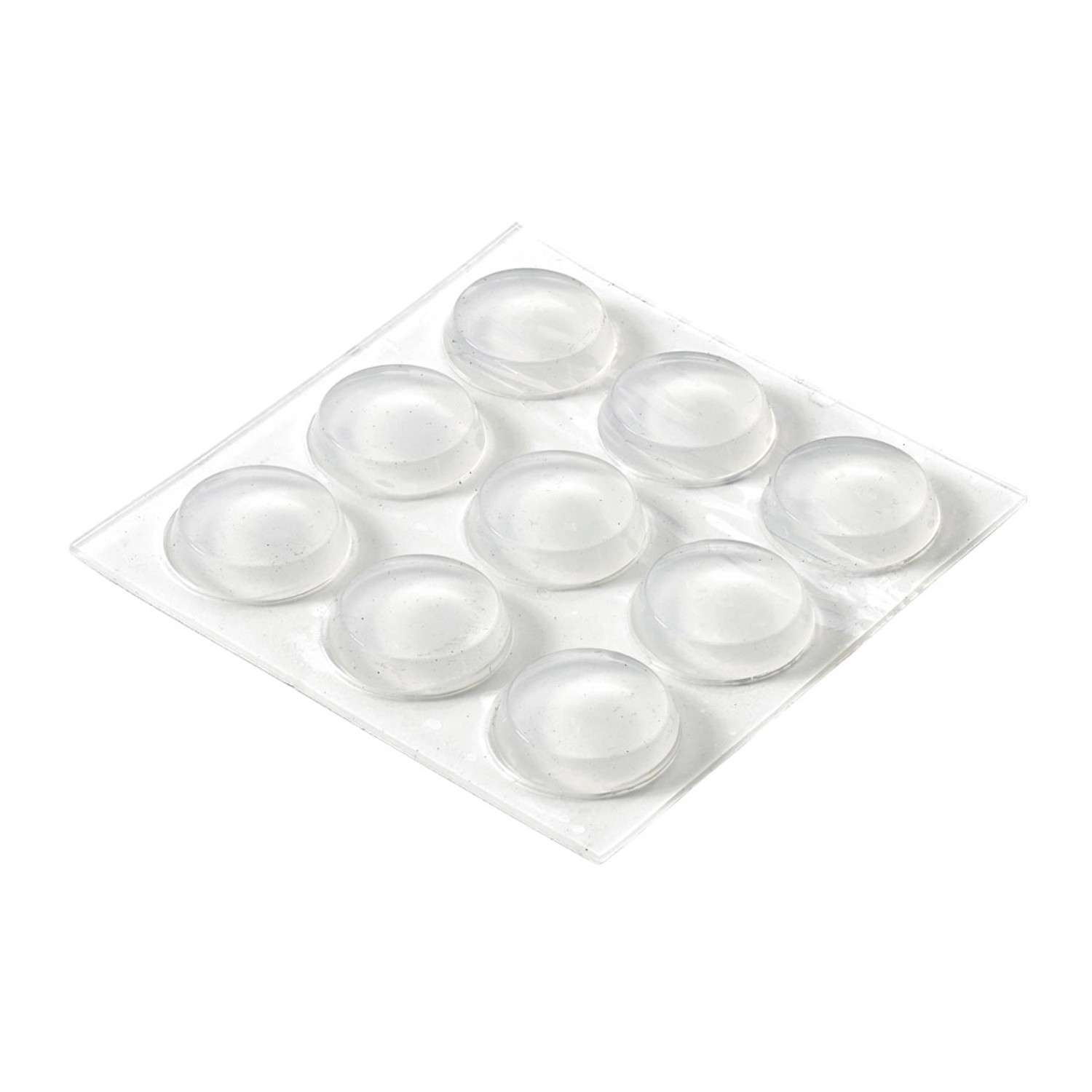 Hettich Odbojniki meblowe przeźroczyste ø19x4,5m 9szt