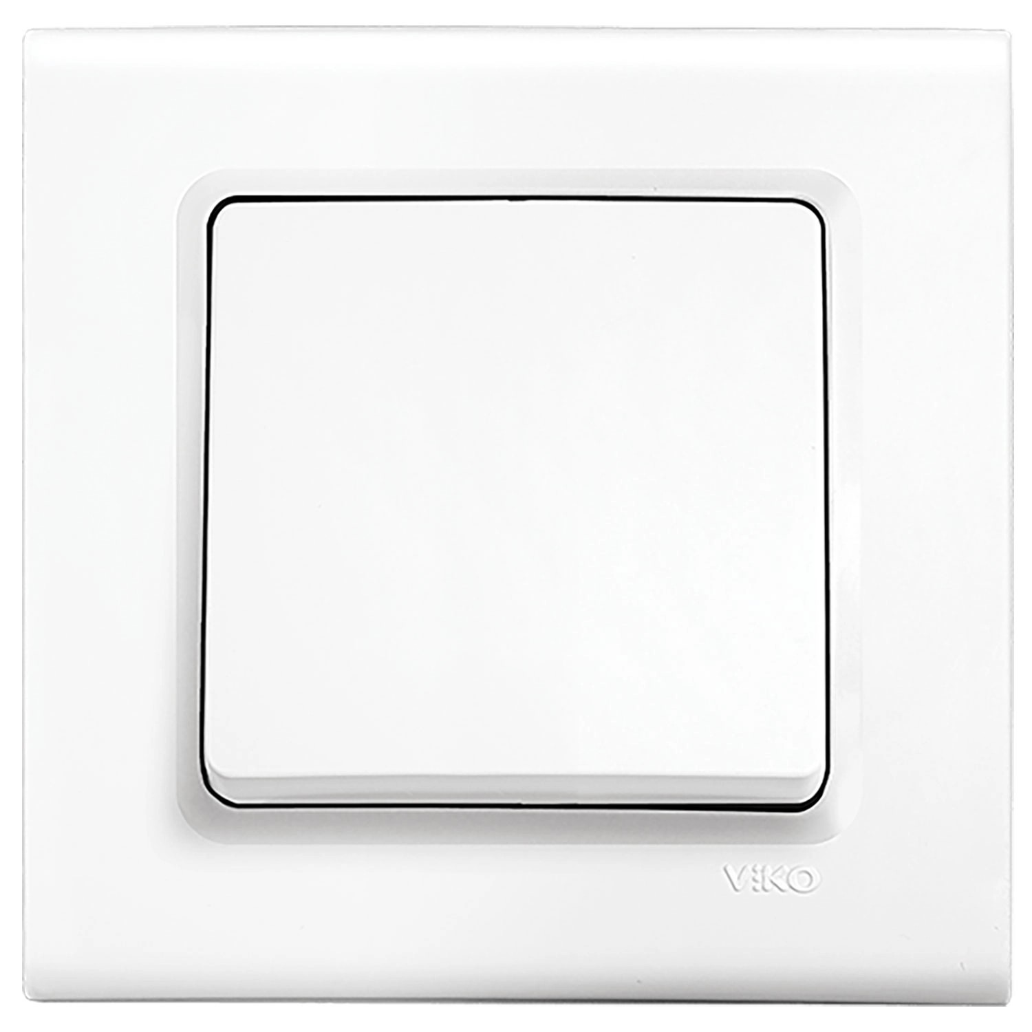 Łącznik 1-biegunowy Linnera S z ramką biały