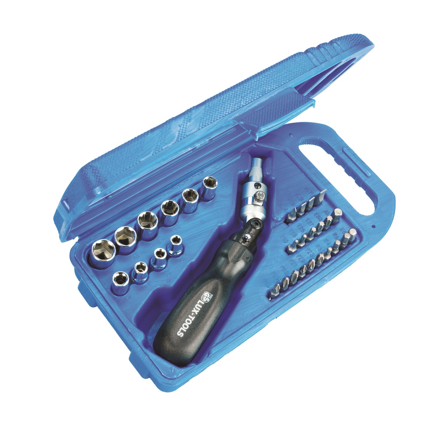 LUX Zestaw nasadek i bitów 31 części