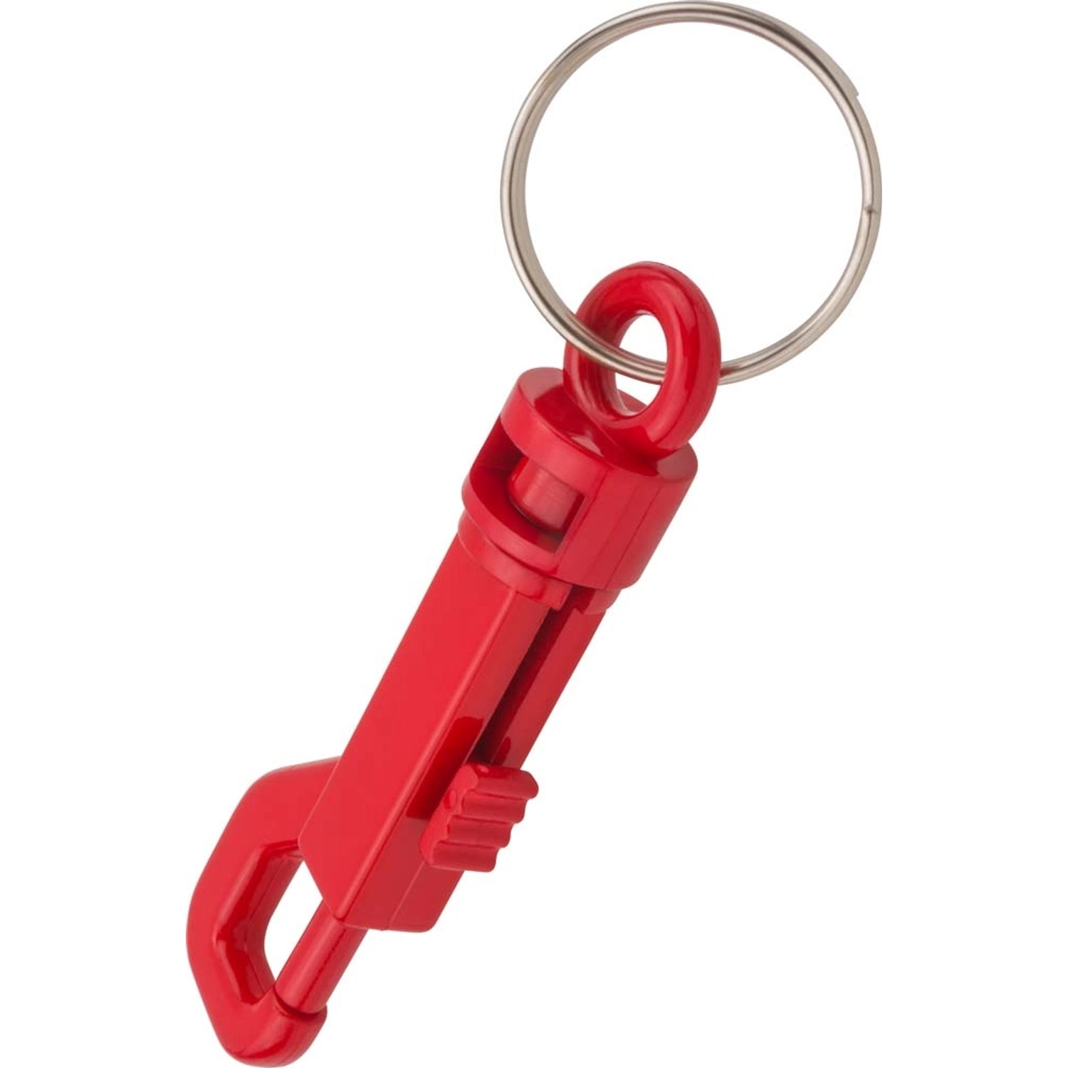 Karabińczyk do kluczy plastikowy
