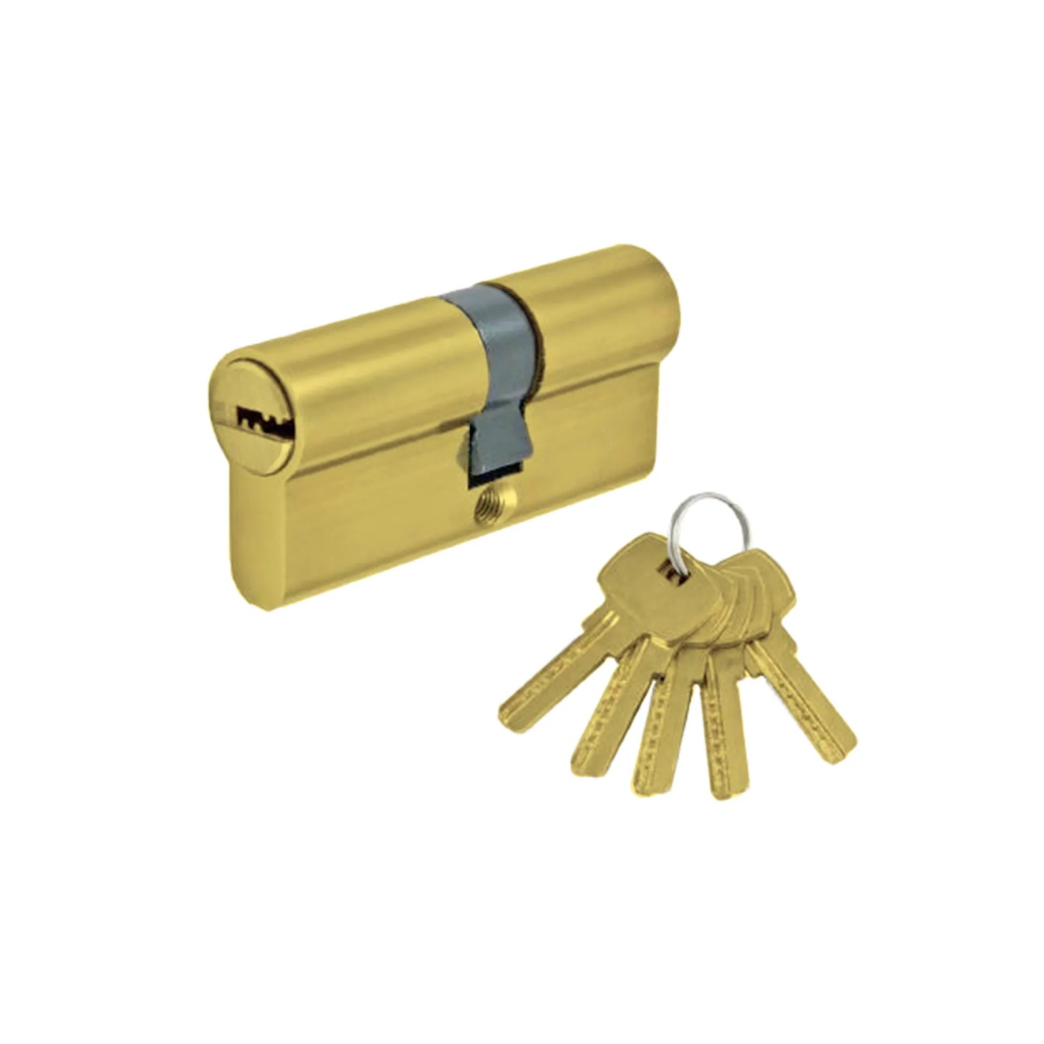 Domino Wkładka Homer Eco 31/36 mosiądz satyna