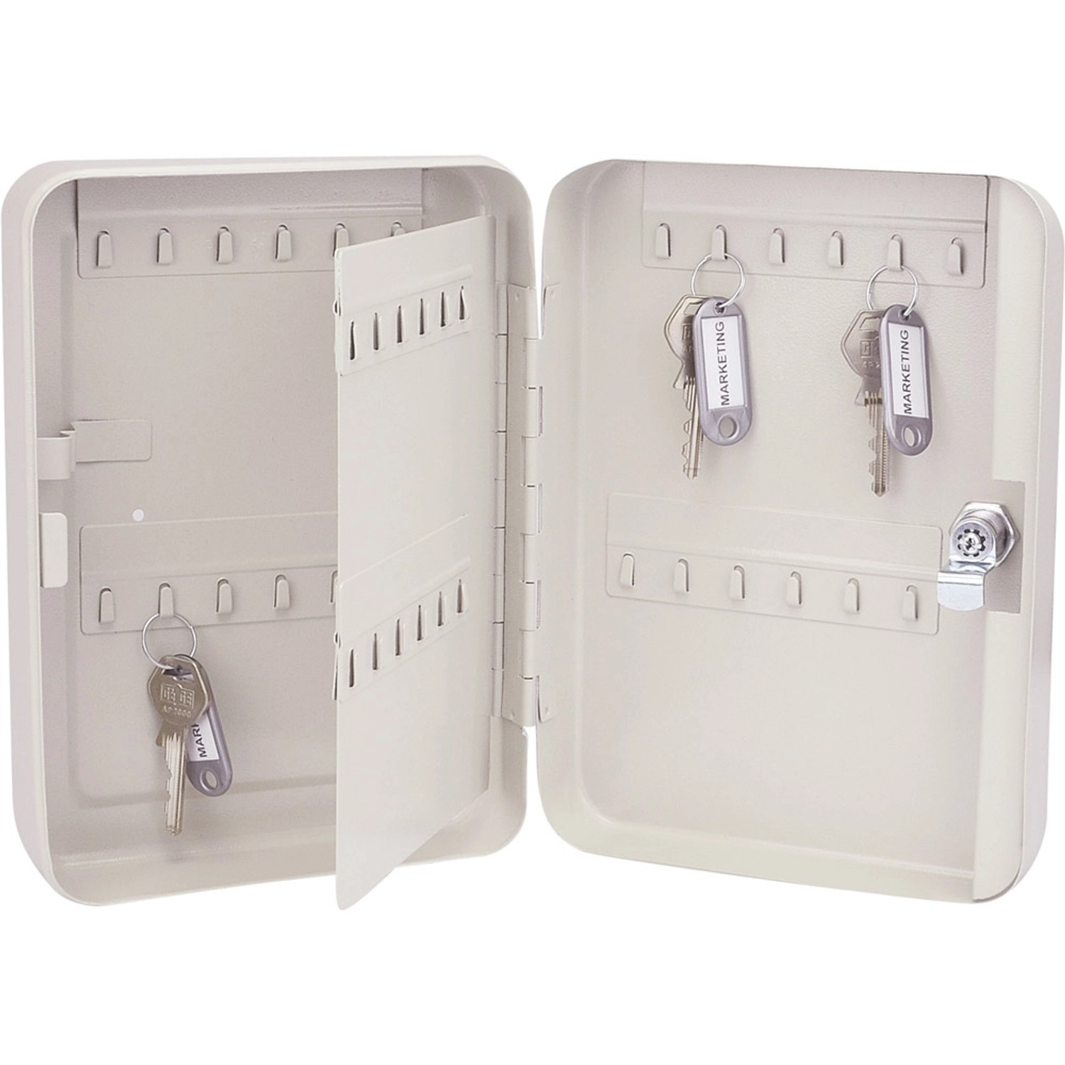 Metro Skrzynka na klucze 48szt. beżowa 25x20x7,5cm