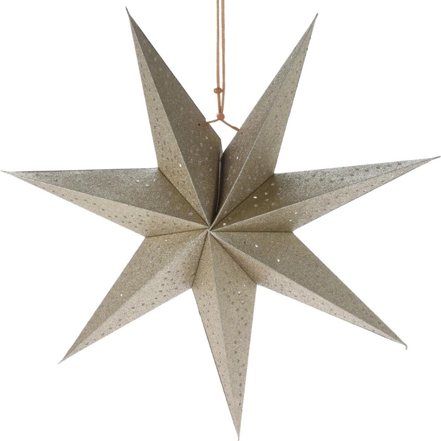 Gwiazda papierowa złota - wys. 45 cm