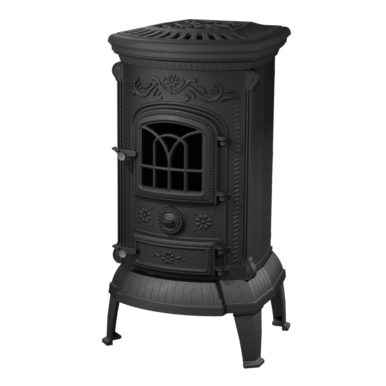 Nordflam Piec kominkowy Lotar czarny 7 kW