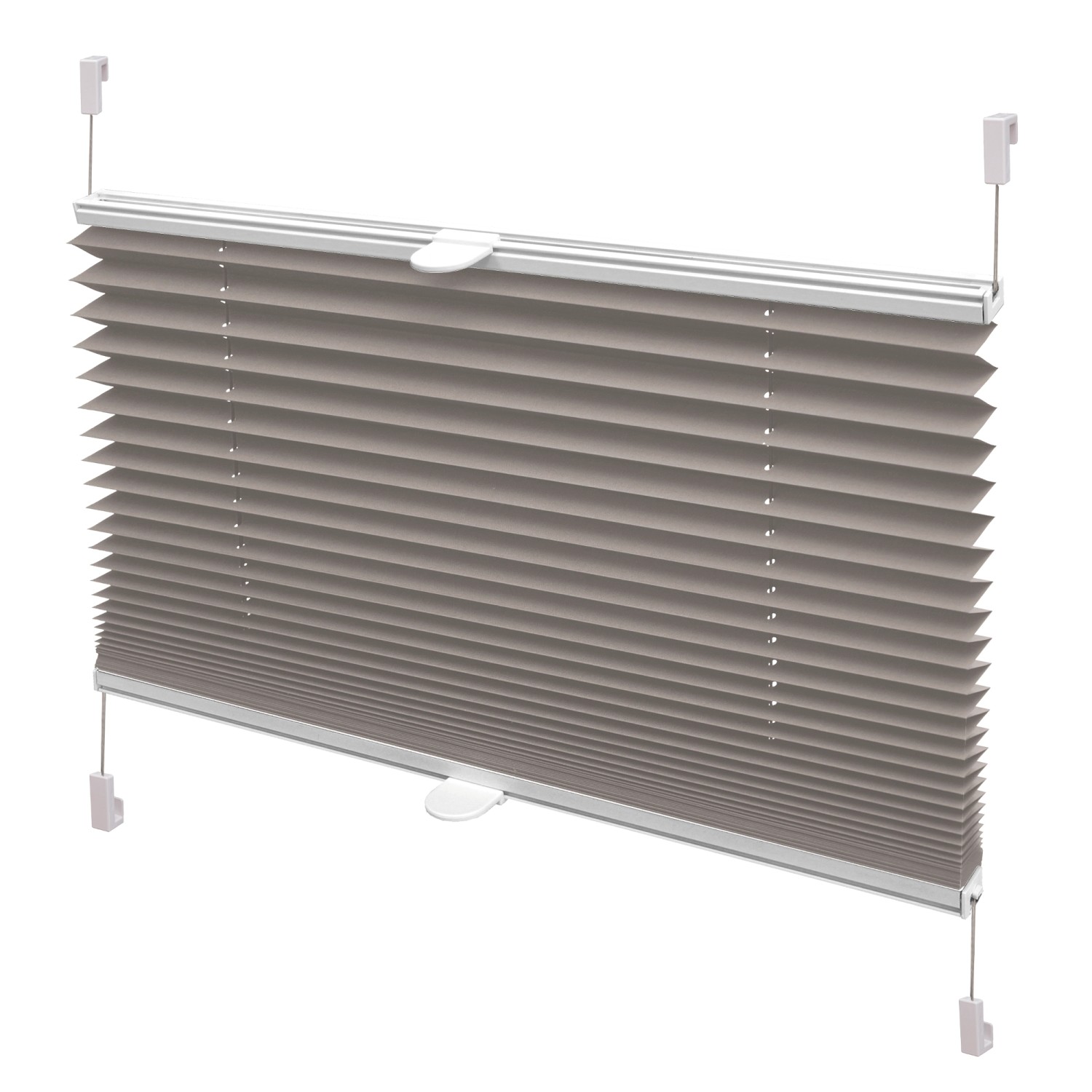 Roleta plisowana VERONA szara 61,5 cm x 150 cm