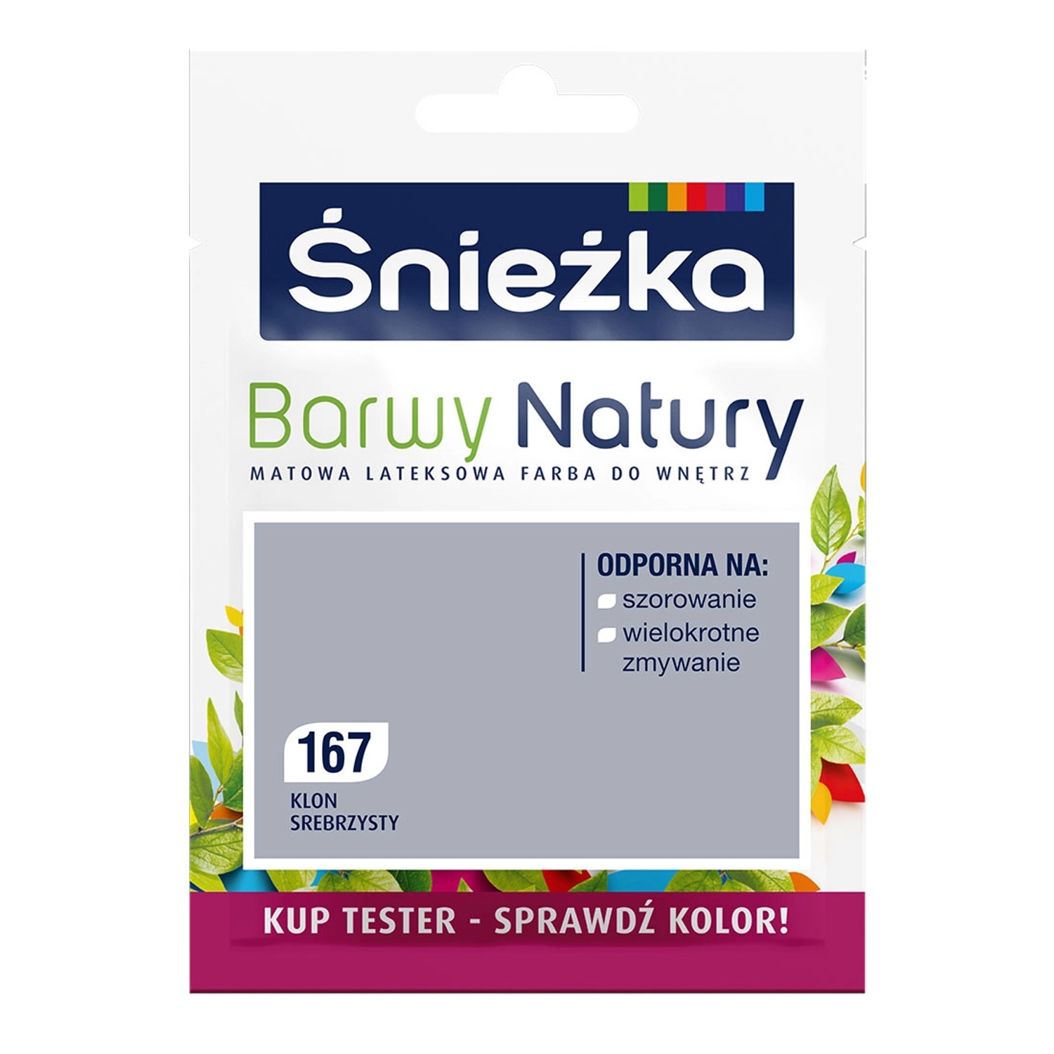 Tester farby Śnieżka Barwy Natury klon srebrzysty 25 ml