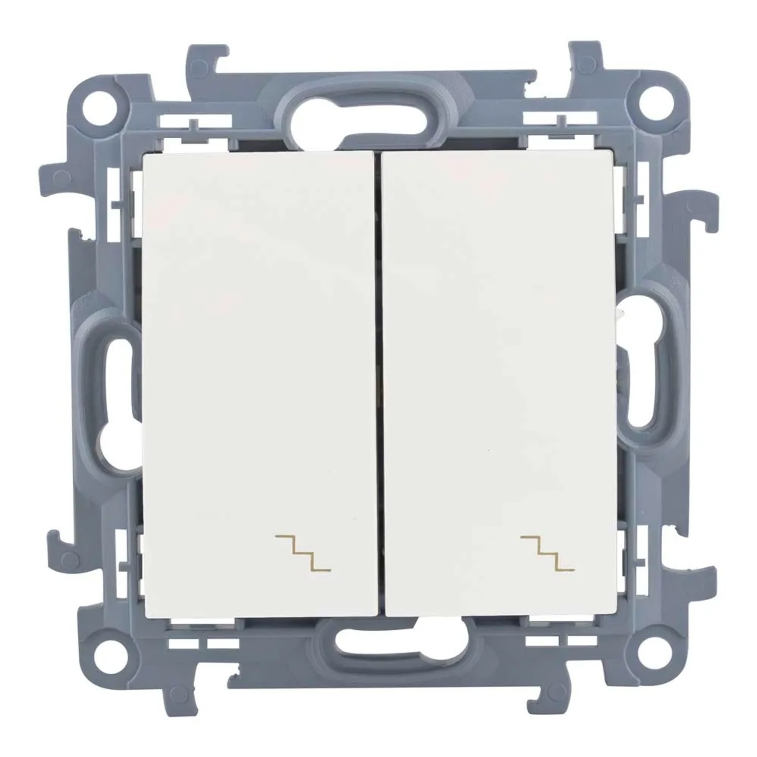 Simon Łącznik Simon 10 schodowy podwójny biały