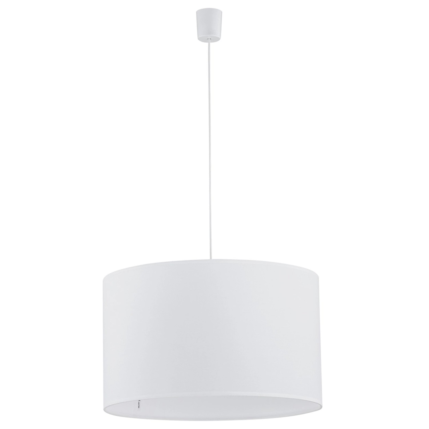 TK Lighting Lampa wisząca RONDO śr. 30 cm biała E27