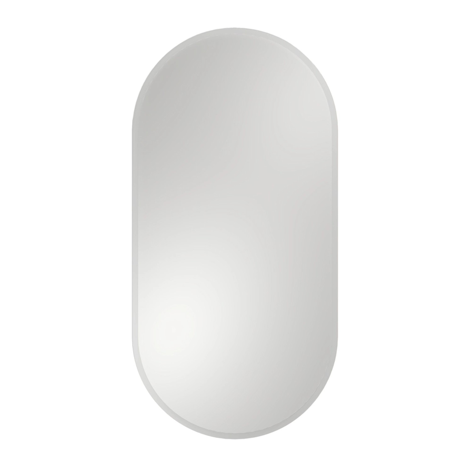 Lustro Max z oświetleniem LED owal 50x100