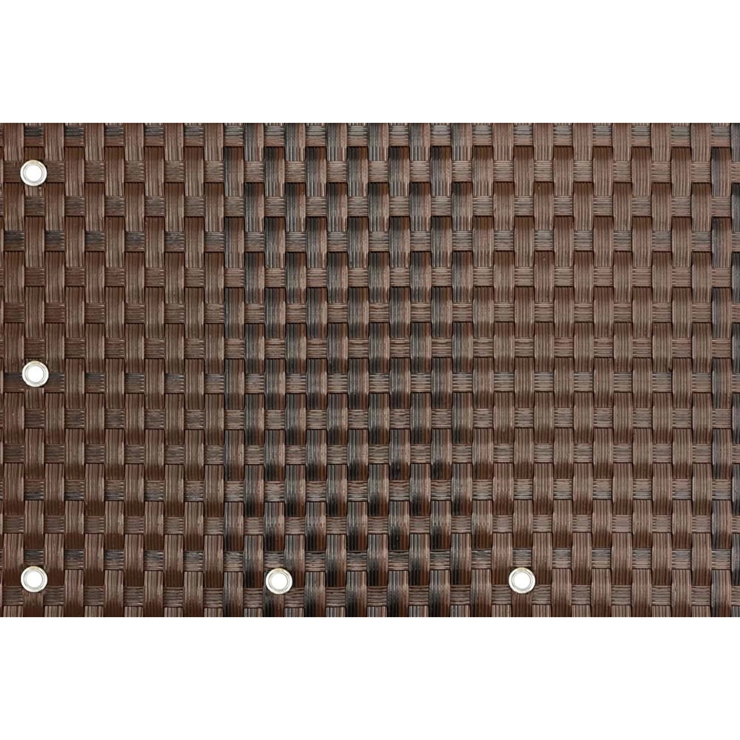 Mata rattanowa na wymiar mix brąz - 10 x 100 cm
