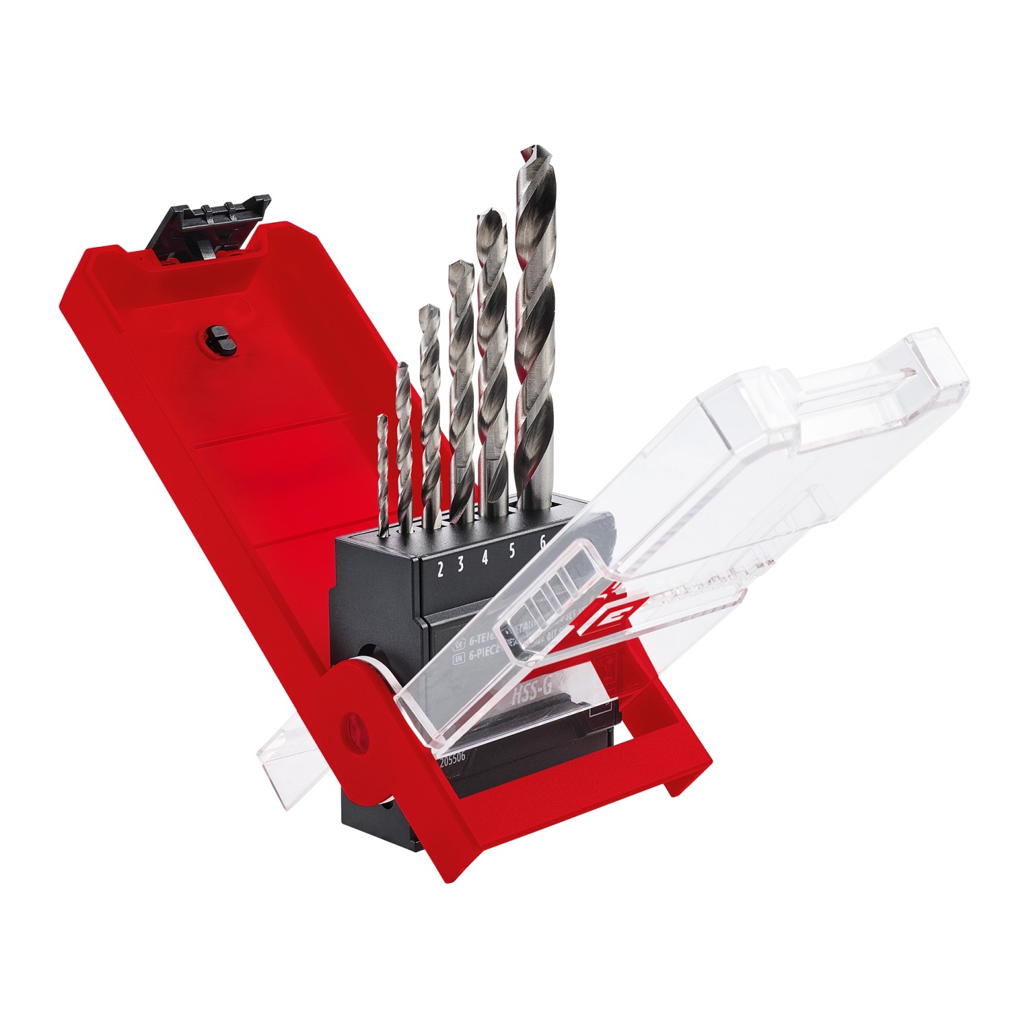 Einhell Zestaw wierteł do metalu HSS-G 2-8 mm - 6 szt.