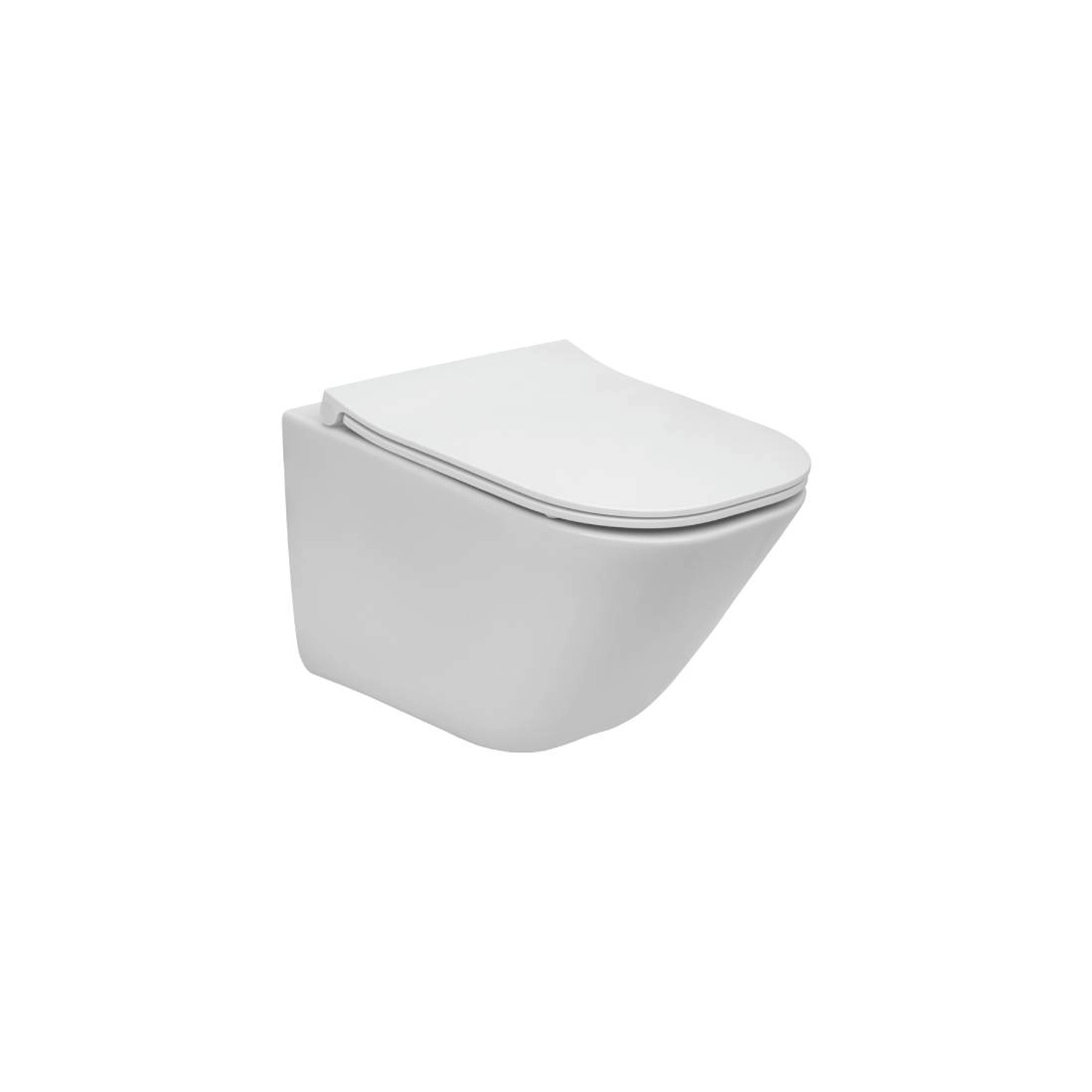 Roca Miska WC Gap Square Compacto Rimless wisząca z deską wolnoopadającą