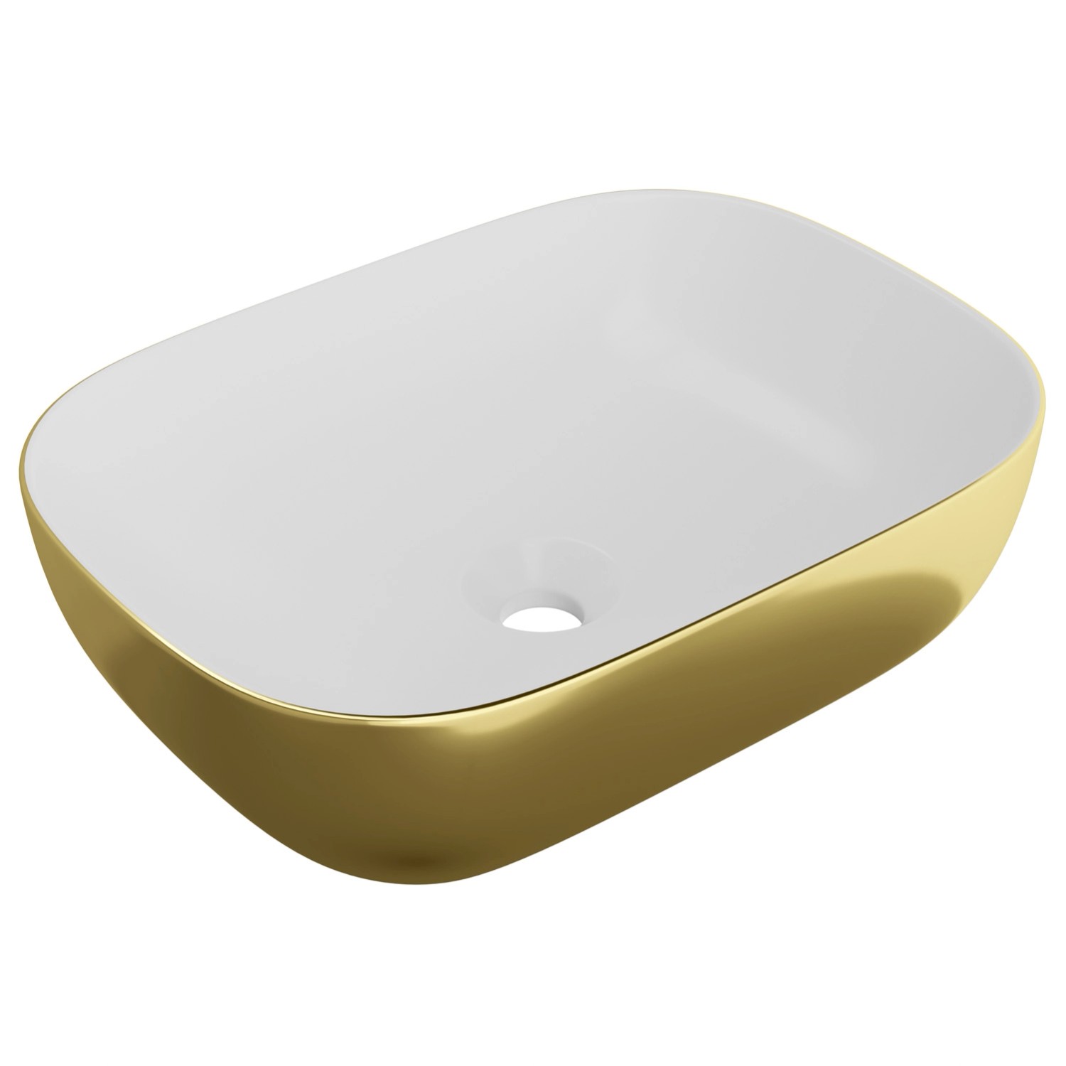 Umywalka nablatowa GULIA zlota
