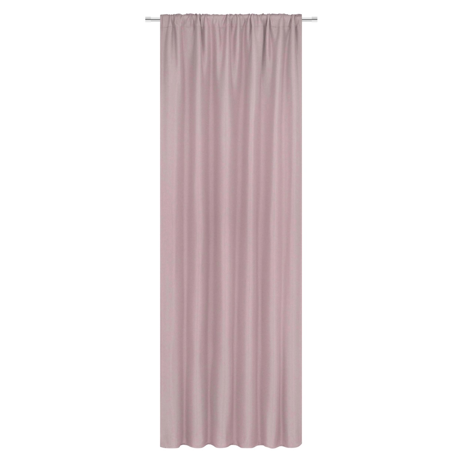 Zasłona FAMOUS na taśmie 135 cm x 270 cm pudrowy róż