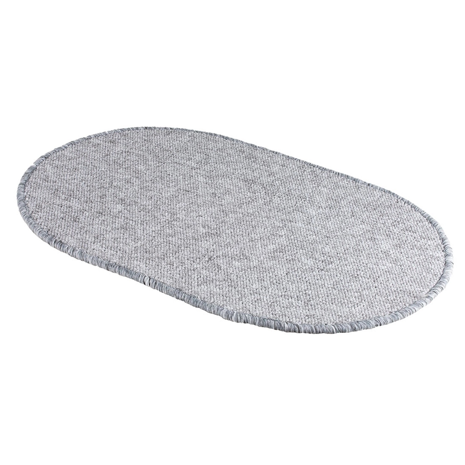 Dywanik łazienkowy owalny Camilla szary