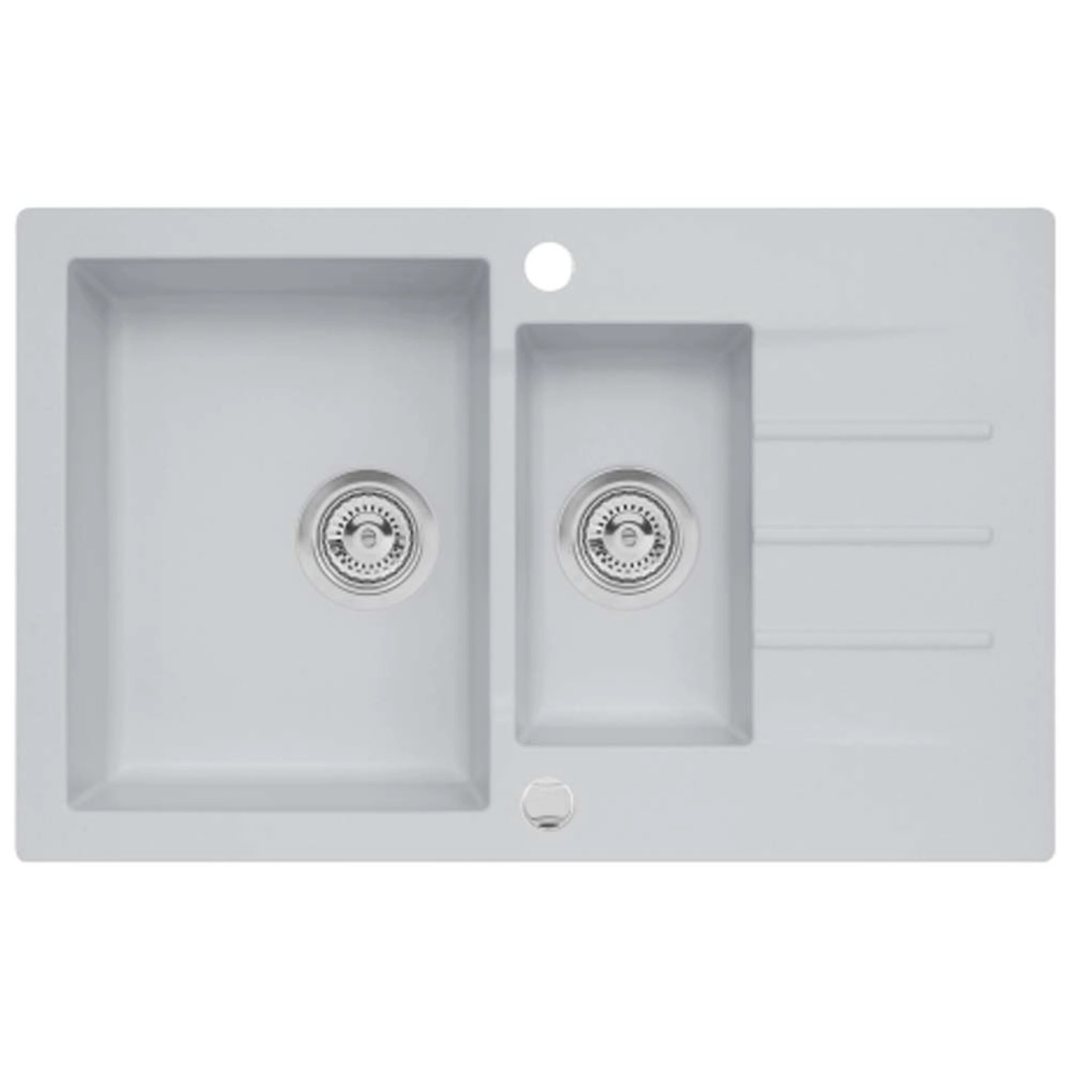 Zlewozmywak Mojito 120 1,5-kom. szary 79x50 cm