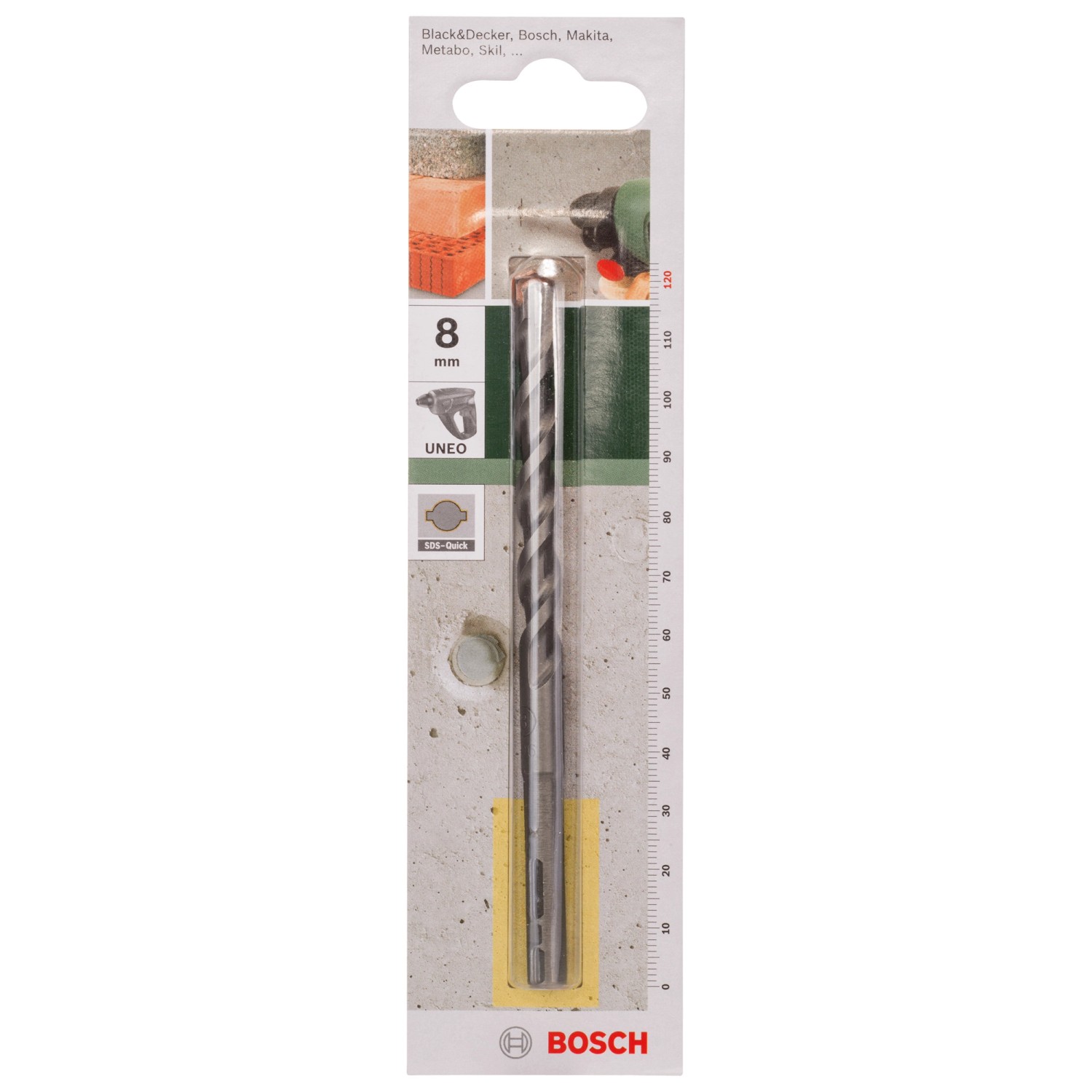 Bosch Professional Wiertło do betonu SDS-Quick 8x75x120 mm
