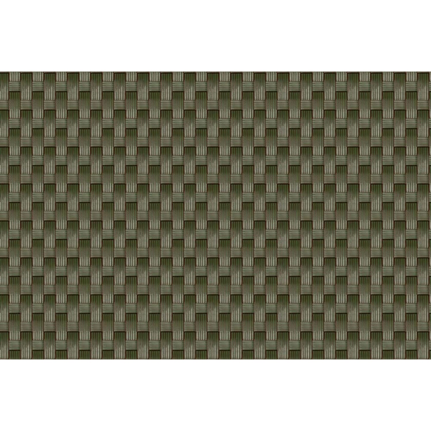Mata rattanowa na wymiar zielona - 10 x 110 cm