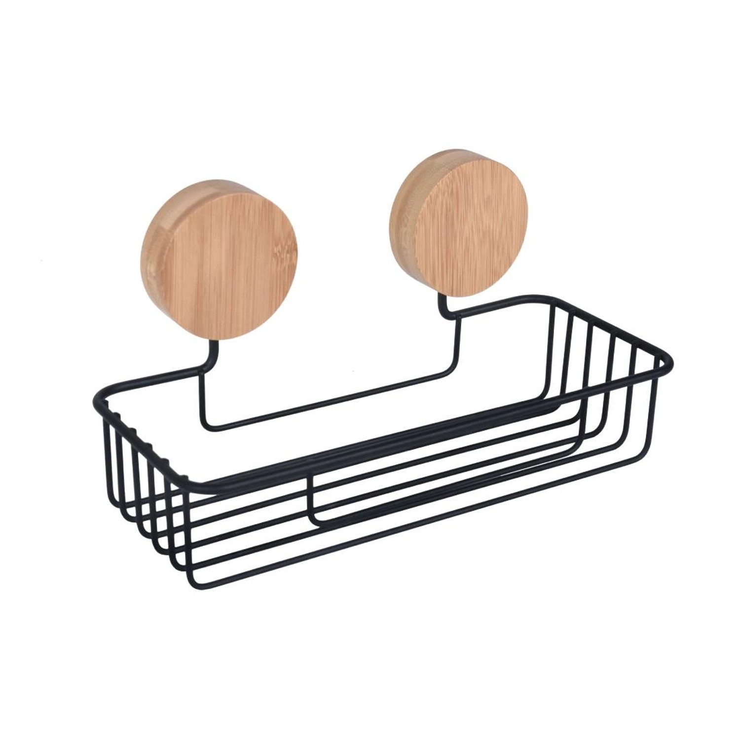 Bisk Półka bambusowa Umbra czarna