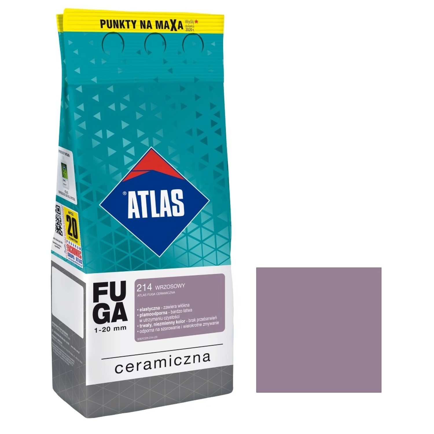 Atlas Fuga ceramiczna 214 wrzosowy 2 kg