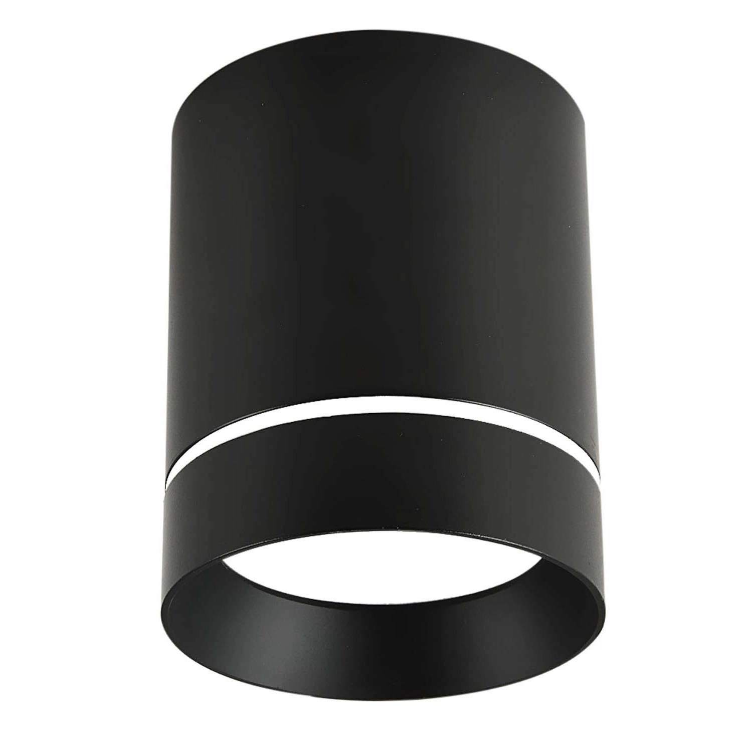 Candellux Oprawa natynkowa TUBA 12 śr. 7,9 cm czarna 1xGU10