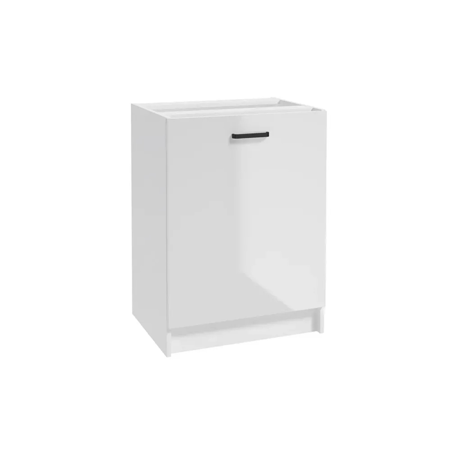 Defra Szafka kuchenna dolna NAPOLI biel/czarny 60 cm