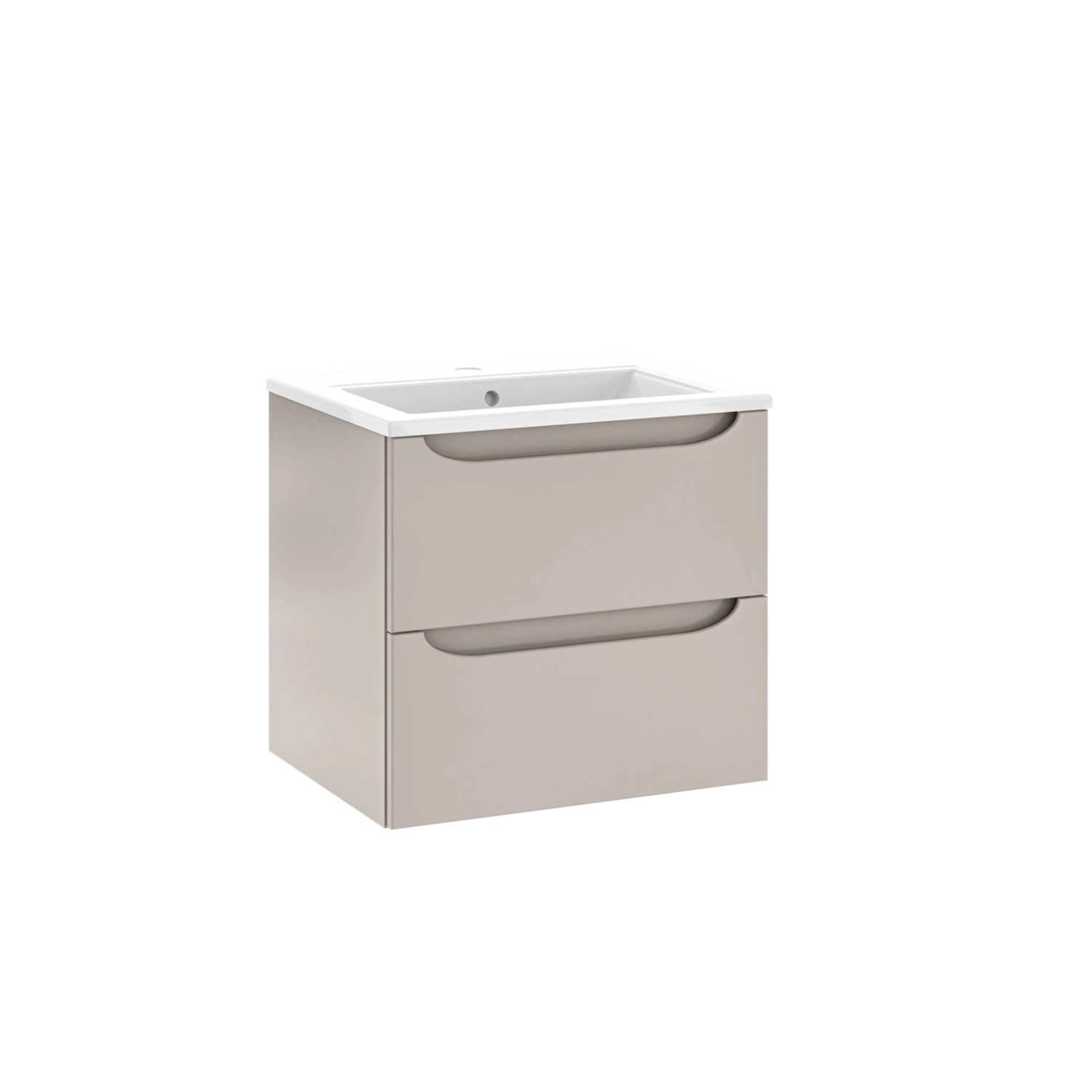 Mirano Zestaw Selvia szafka z umywalką Kaszmir 50 cm