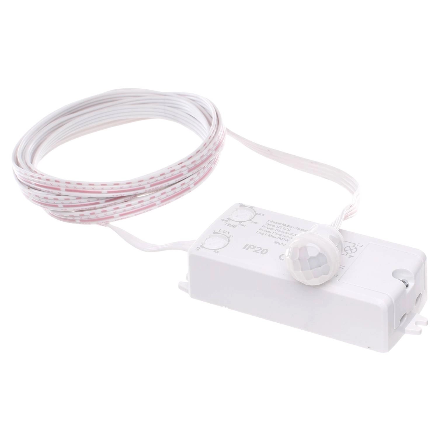 Plastrol Czujnik ruchu na podczerwień z sondą 500W/200W