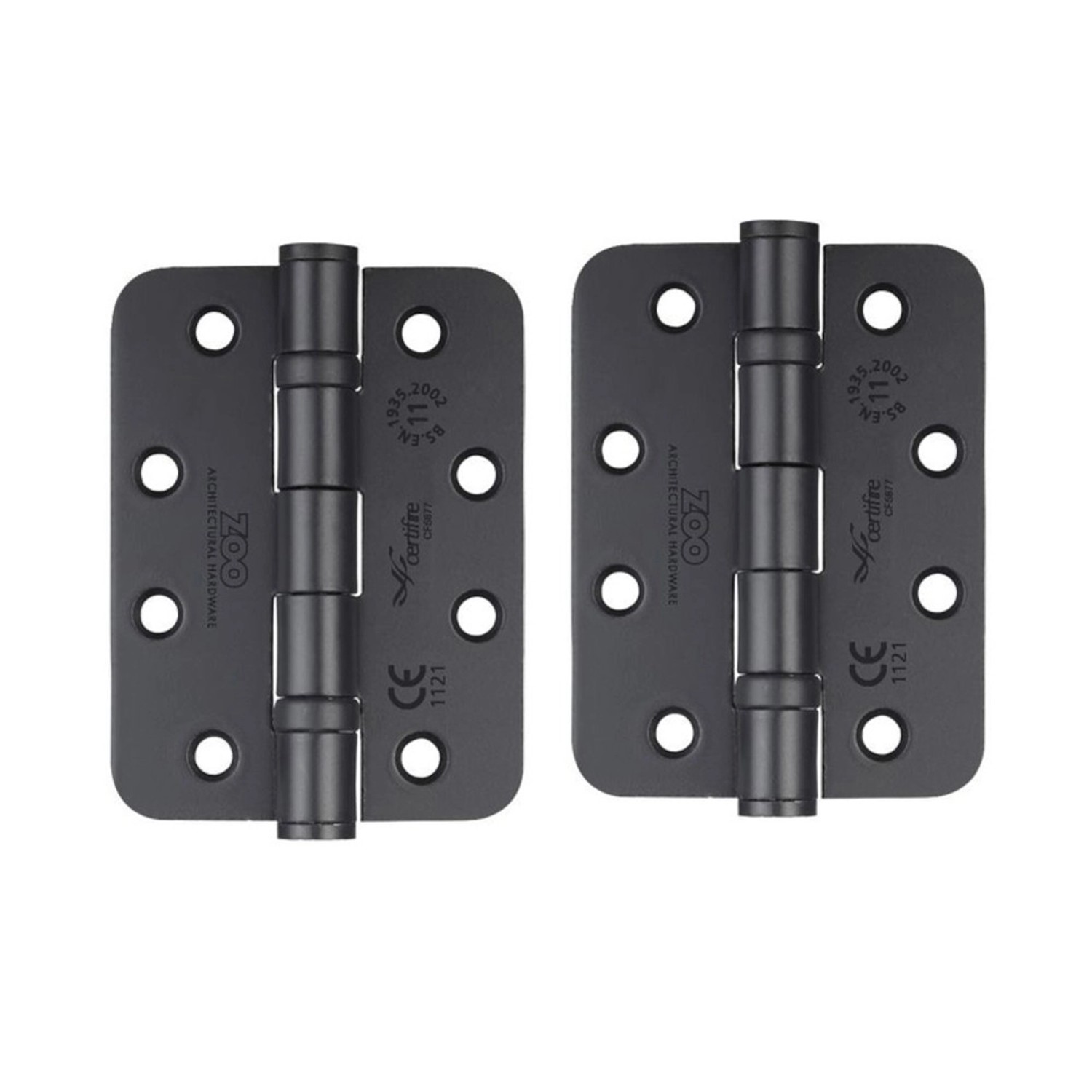 Agas Zawias drzwiowy 102x76x3mm 2 sztuki