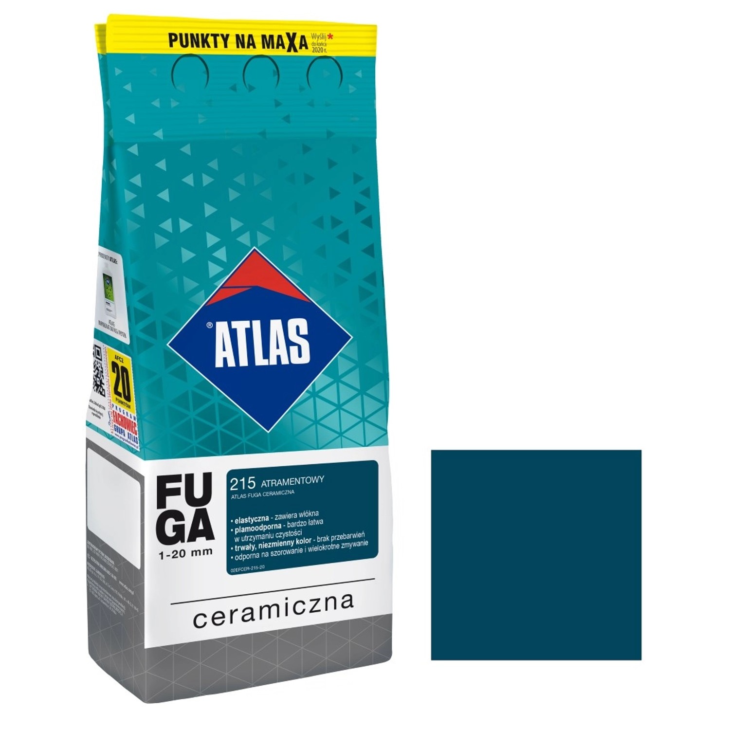 Atlas Fuga ceramiczna 215 atramentowy 2 kg