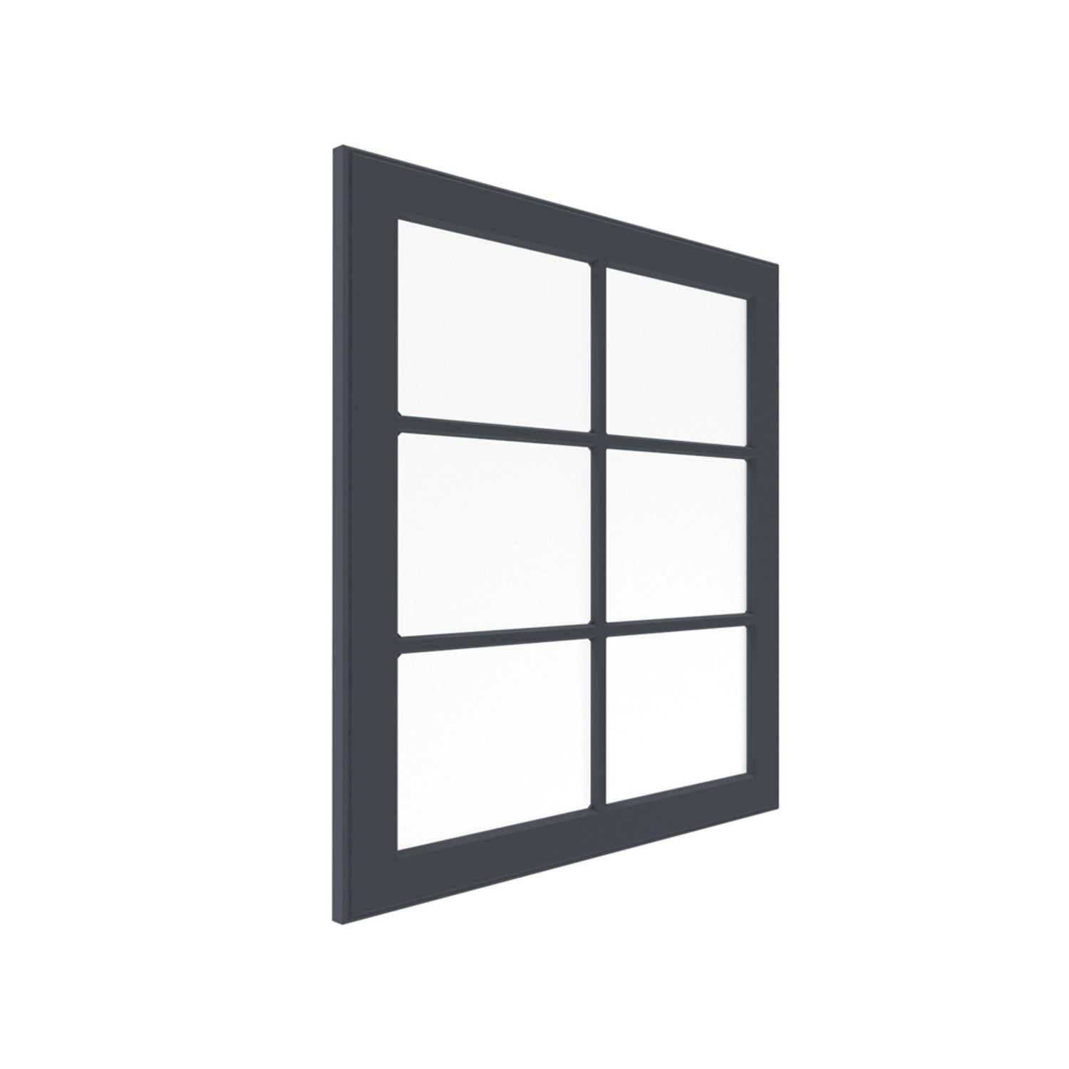 Front Modena witryna 71 x 60 cm indigo mat