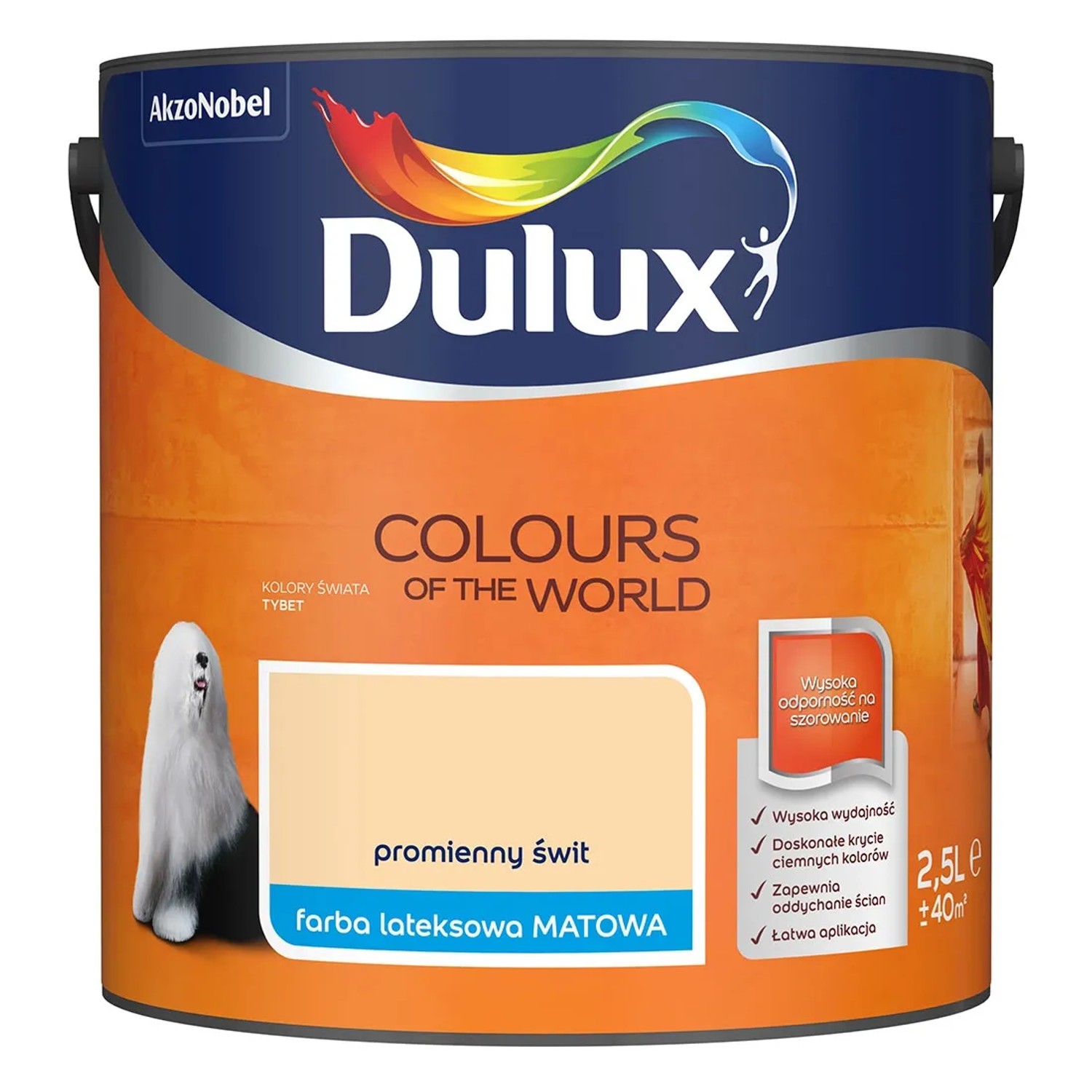 Farba Dulux Kolory Świata promienny świt 2,5 l