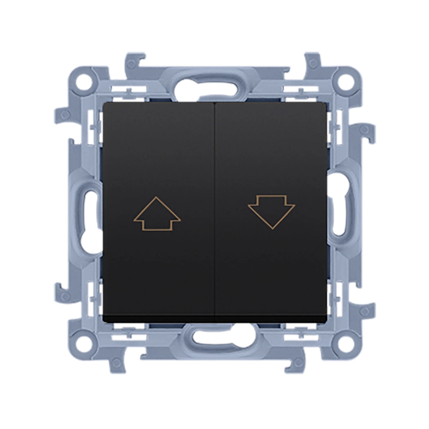 Elhurt Przycisk żaluzjowy Simon 10 czarny