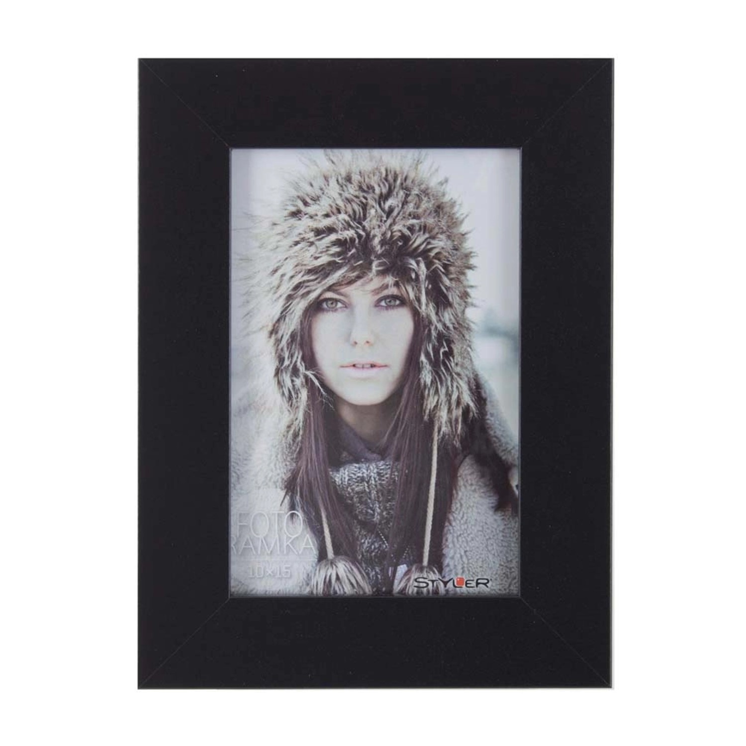 Ramka NARVIK AK czarna 10 cm x 15 cm