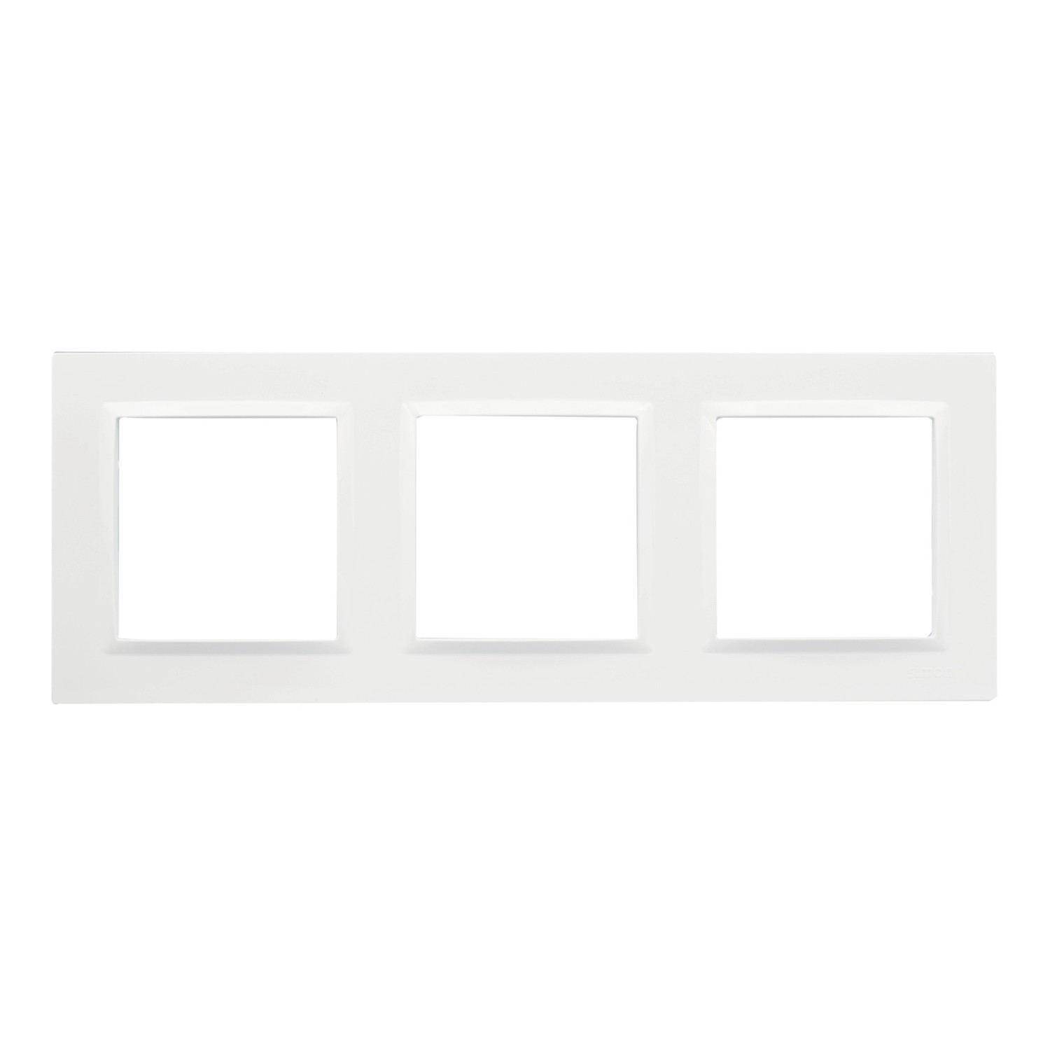 Simon Ramka Simon 10 potrójna biała