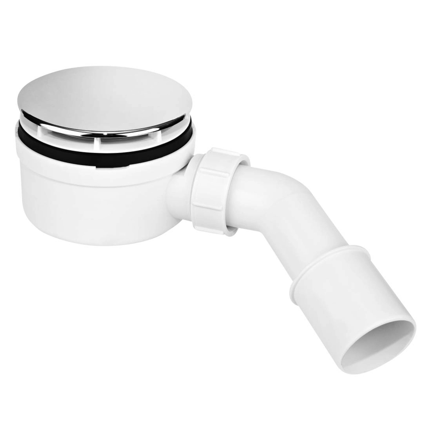 McAlpine Syfon brodzikowy niski czyszczony od góry 90 mm chrom